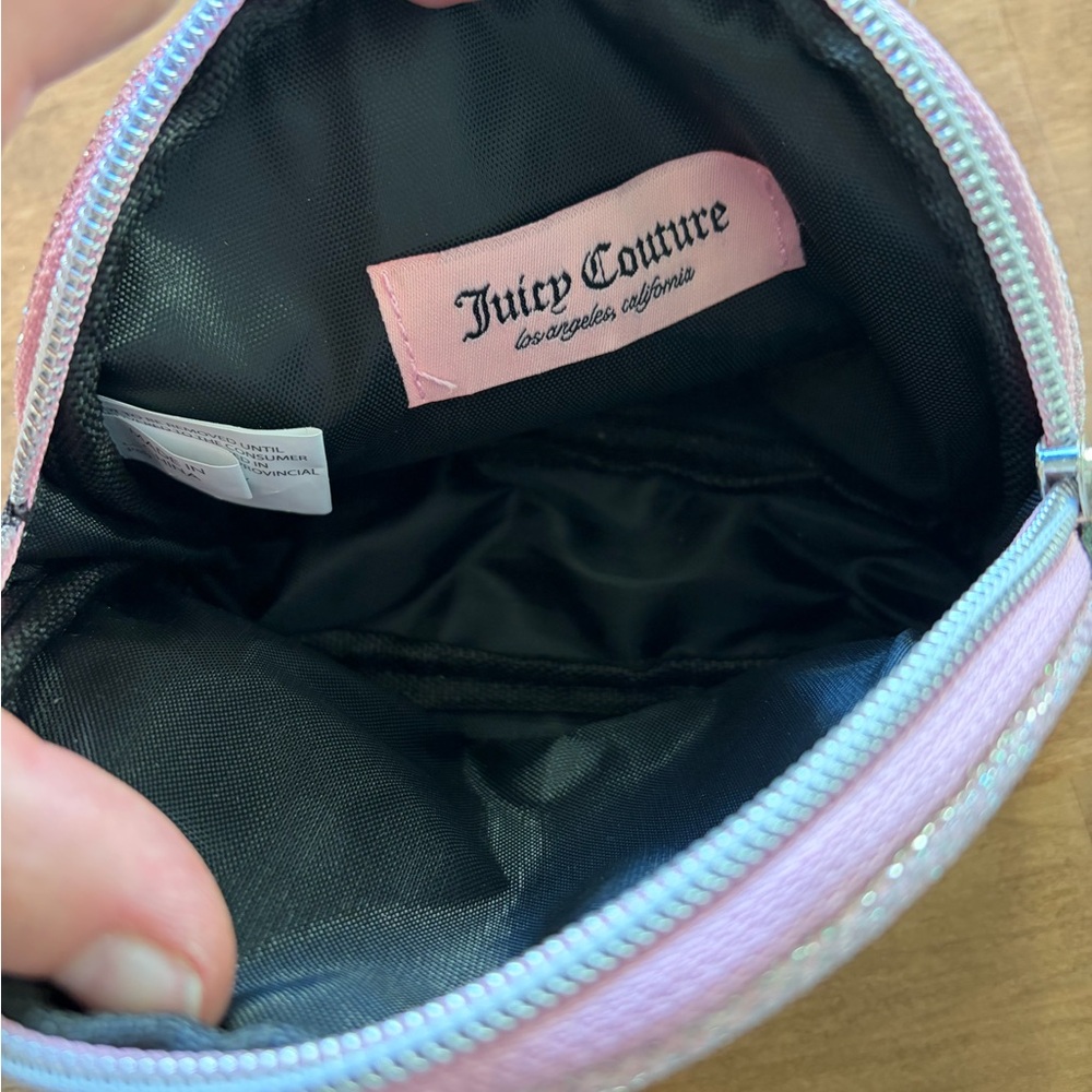 Juicy Couture Pink Rose Zippered Cosmetic Bag - Picture 4 of 6